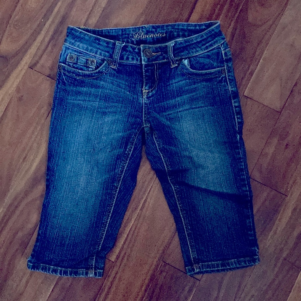 Denim Long Shorts